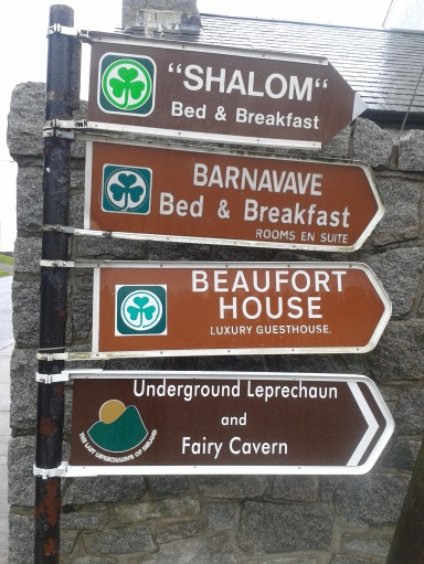 Leprechaun and Fairy Cavern Sign